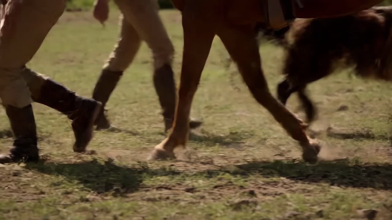 Horse and Dog in a Field