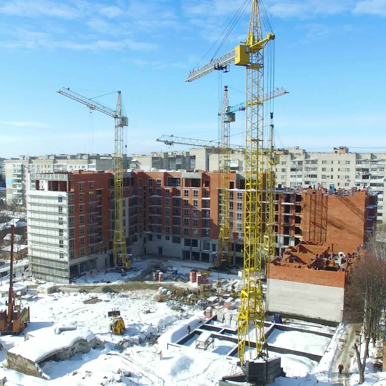 construcción de nuevas casas