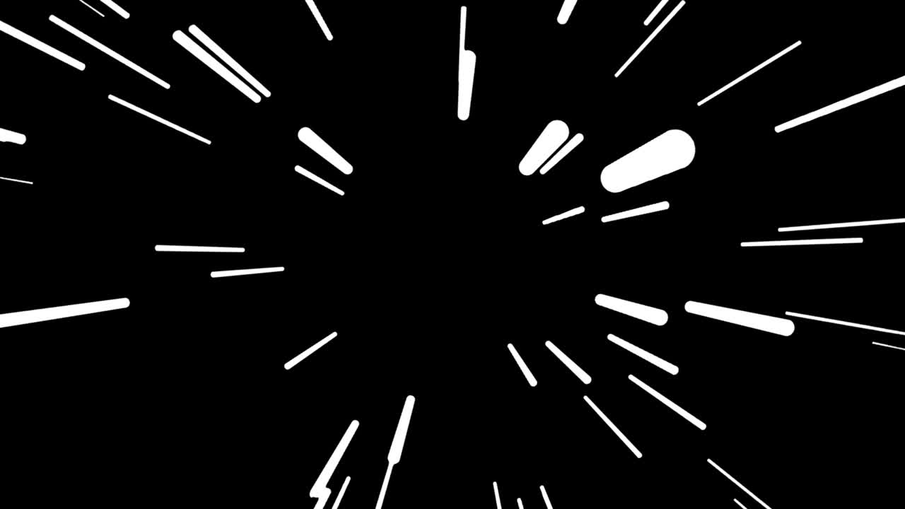 Speed lines moving background .Warp stars | Premium Stock Video Footage