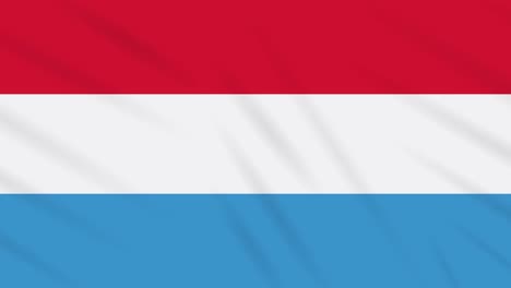 luxembourg flag waving cloth background, loop