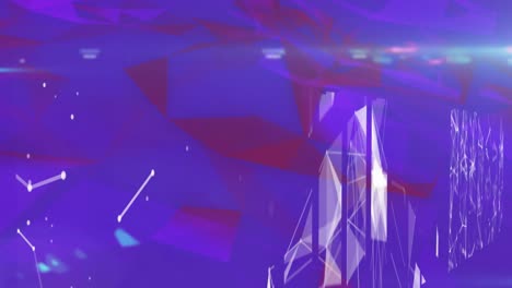 animación de la red de conexiones en la interfaz