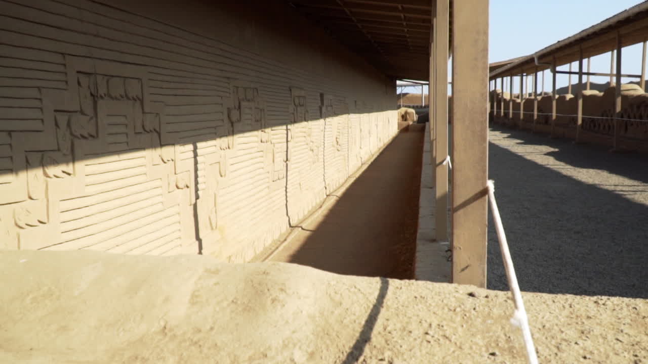 Ancient Ruins of Peru: Exploring the Adobe Walls and Intricate Reliefs