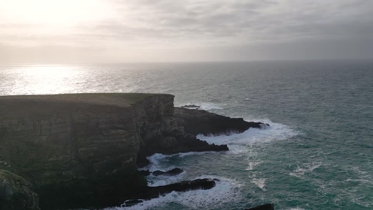 Aerial footage - Mizen Head stunning views