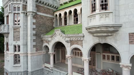 abandoned palace of dona chica, palmela. braga, portugal