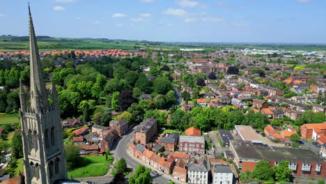 Aerial-footage-reveals-Louth's-medieval-charm-in-Lincolnshire