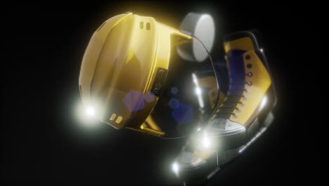 hockey-equipment-in-the-dark