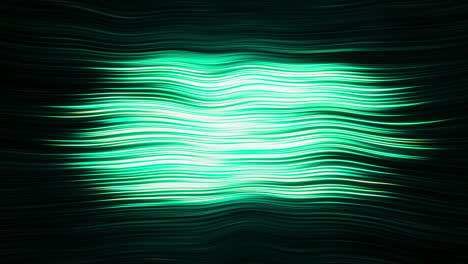 abstract green light trails