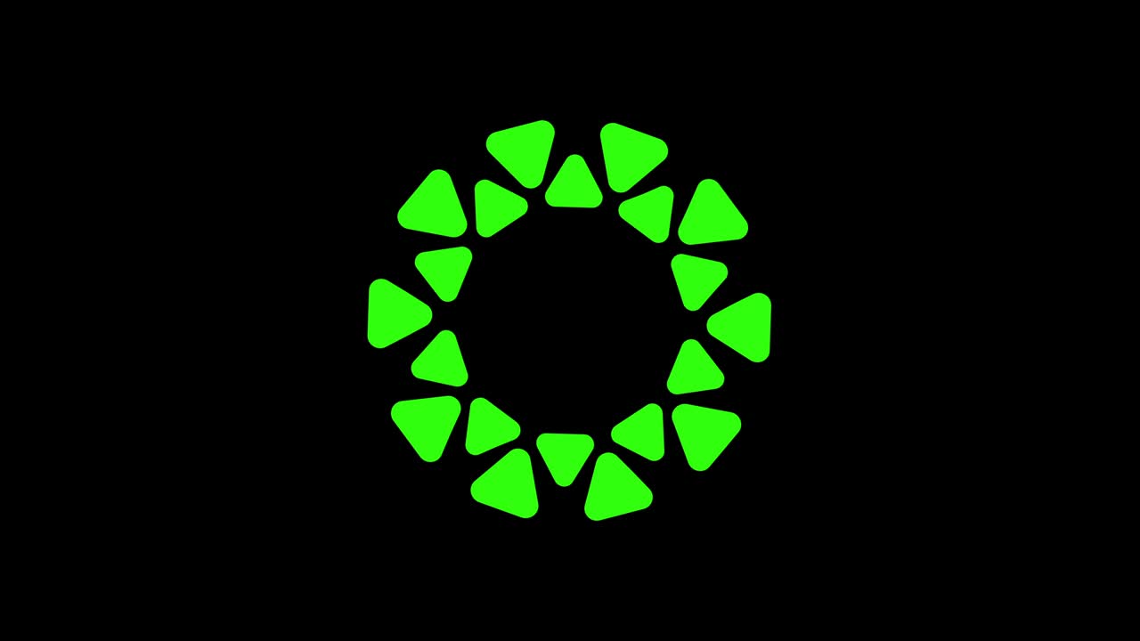 Model composed of various colors, in 16: 9 video format.