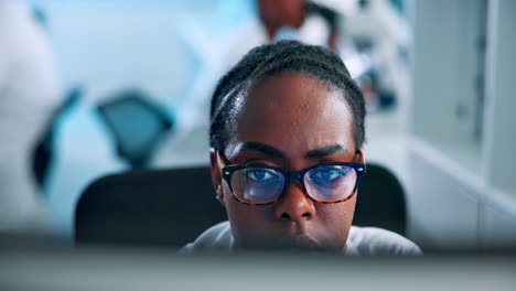 focused scientist in a laboratory