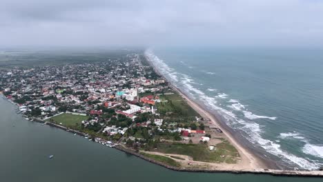 Aufnahme-Der-Stadt-Tecolutla-In-Veracruz,-Mexiko