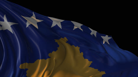 waving flag of bosnia and herzegovina