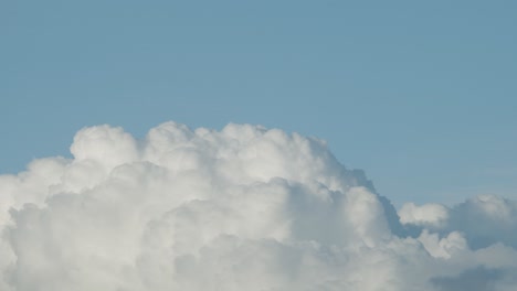 huge fluffy rain clouds cumulus stratocumulus growing time lapse