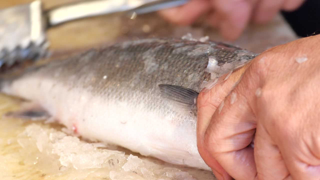 preparación de pescado