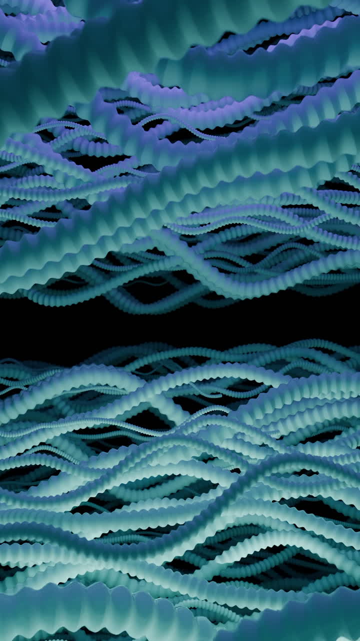 Abstract Blue Tubes