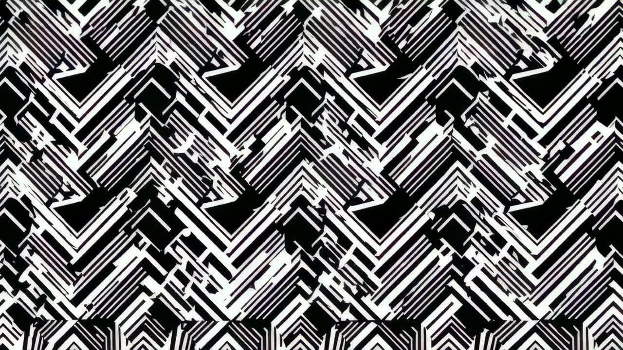 Abstract Geometric Zigzag Pattern