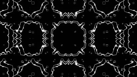patrón abstracto en blanco y negro para visualizaciones de bucle vj