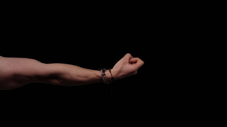 Hand gestures with alpha channel