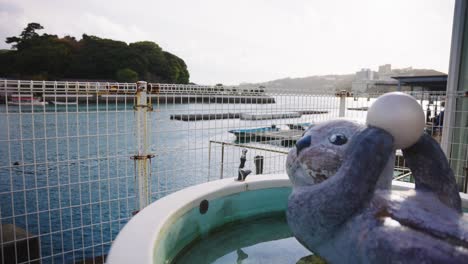 toba city in mie prefecture, famous for cultured pearls, pan shot