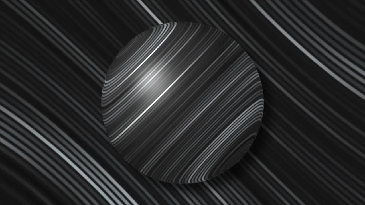 추상적인 3d 구와 선의 배경