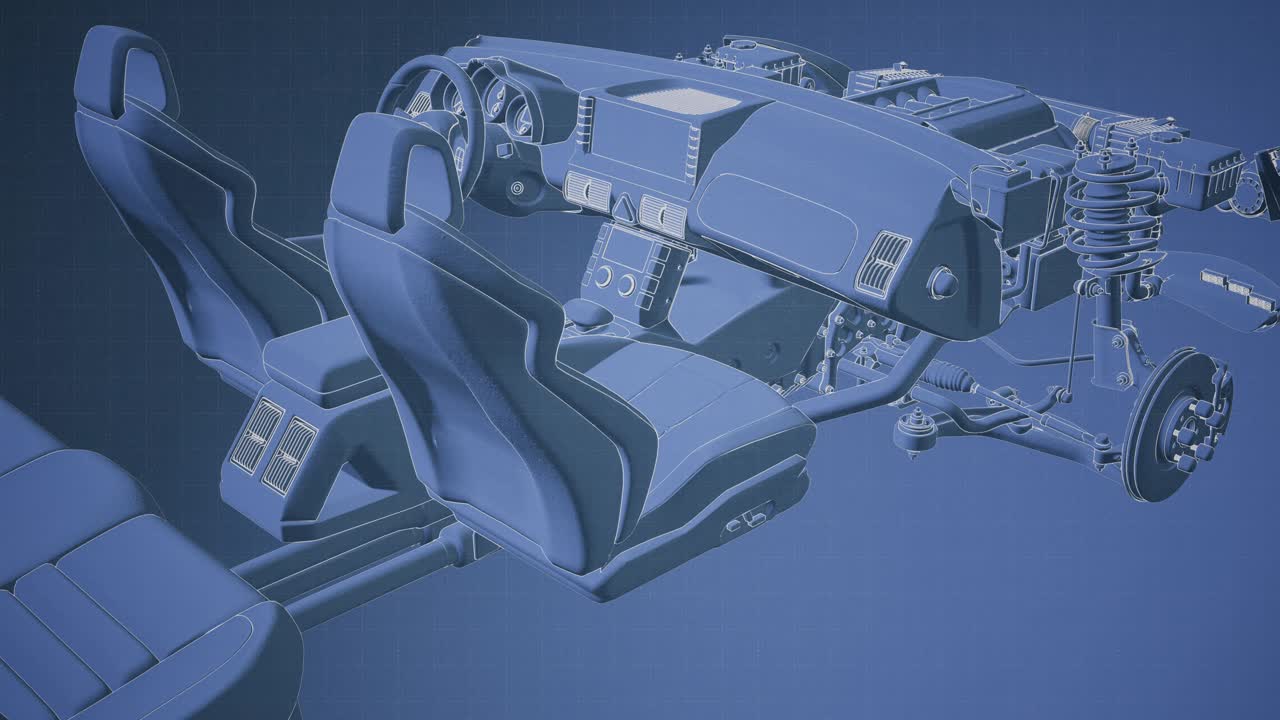 자동차에서 볼 수 있는 엔진과 다른 부분