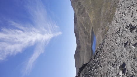 lapso de tiempo volcán nevado de toluca con lagos dentro del cráter