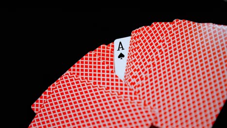 playing cards arranged on poker table 4k