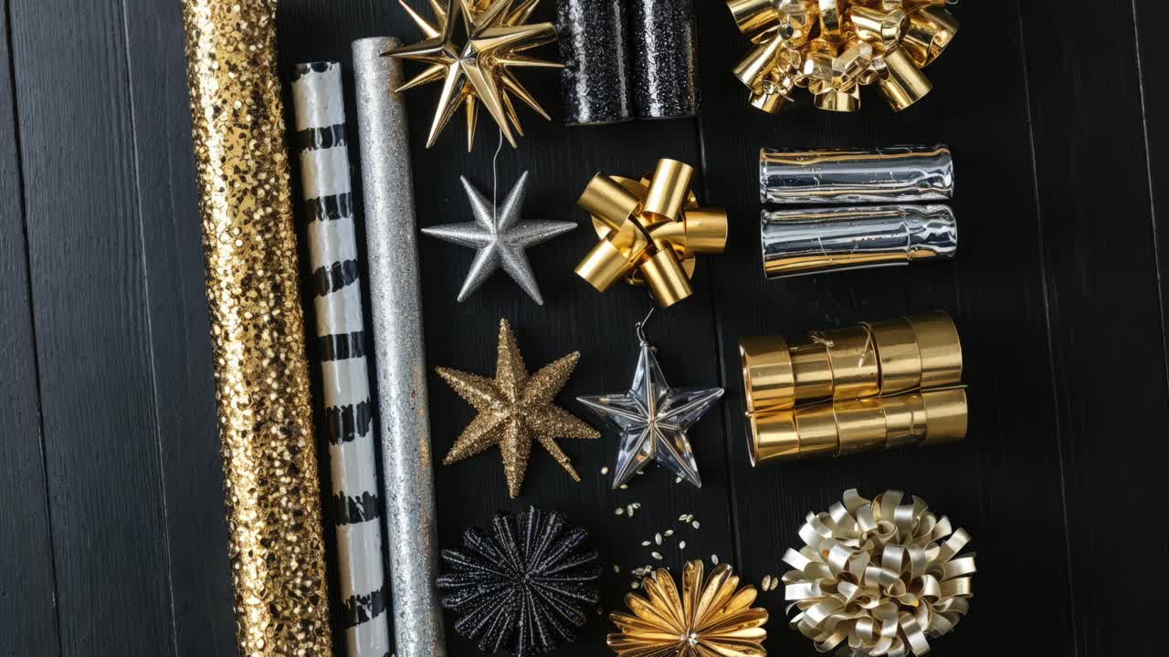 Elegant Christmas Wrapping Supplies