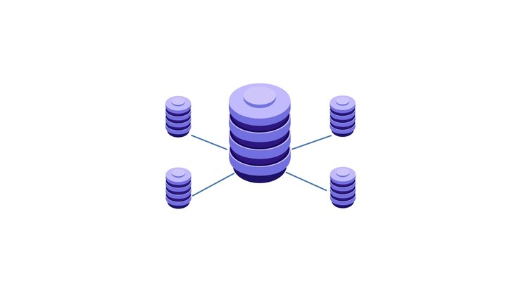Isometric Animation of a Distributed Database System