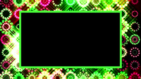 flores marco video movimiento fondo