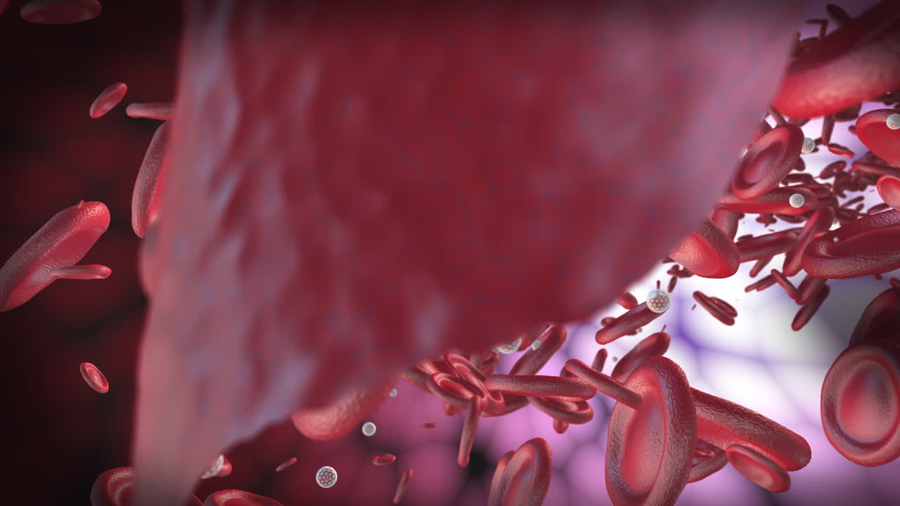 Red Blood Cells in Blood Vessels