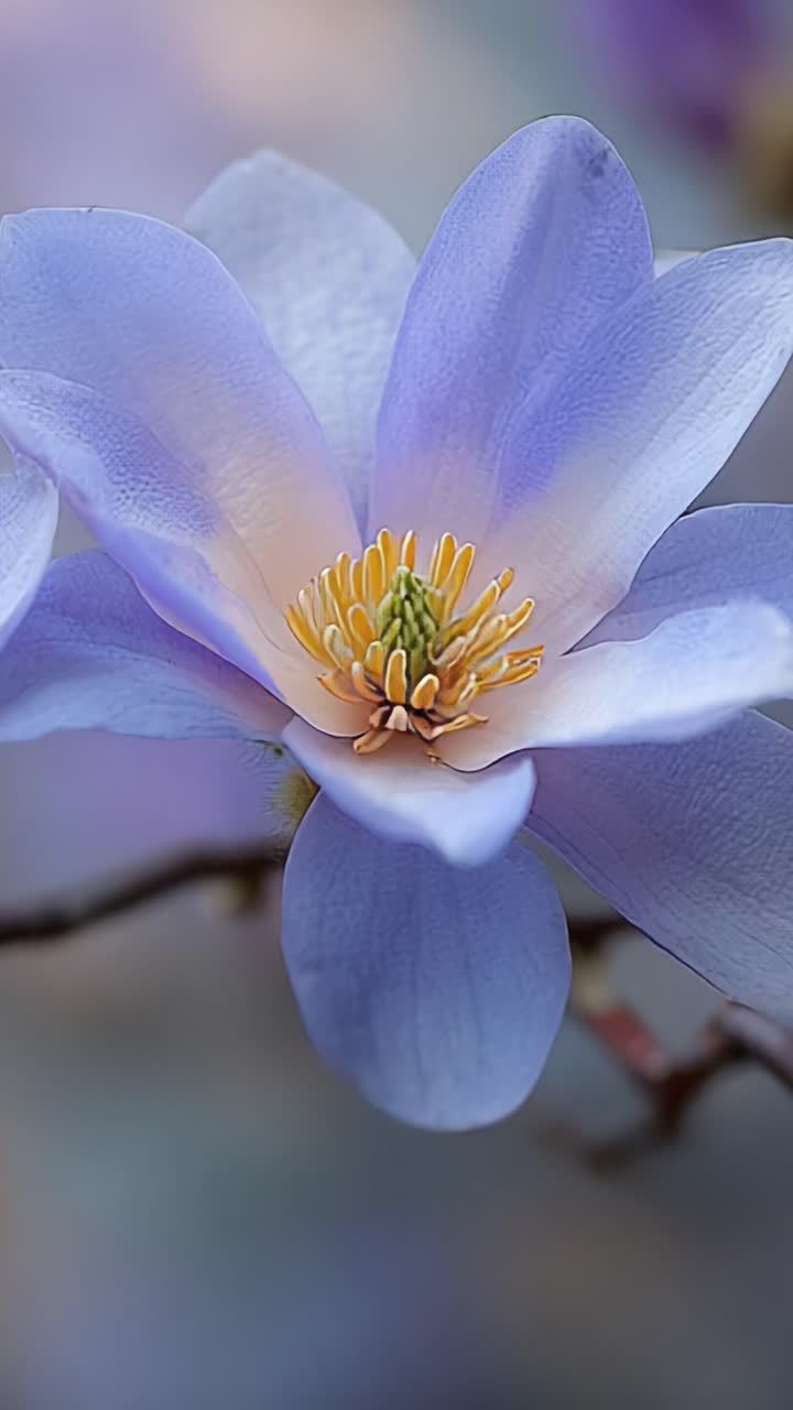 Exploring the Delicate Beauty of Floral Wonders: A Close-Up of a Stunning Lavender Blossom with Awash in Soft Hues and Vibrant Details Captured in Nature's Splendor