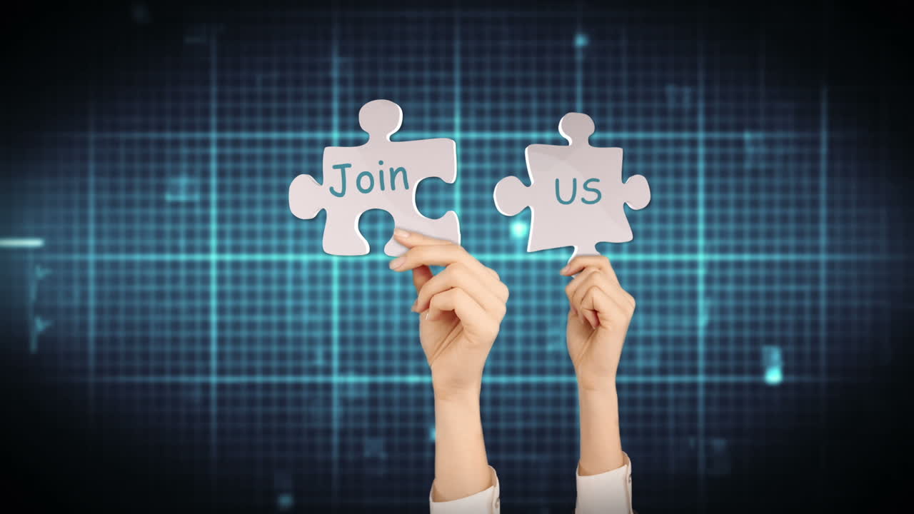 Hands holding puzzle pieces