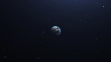 4k spinning shot, planet earth