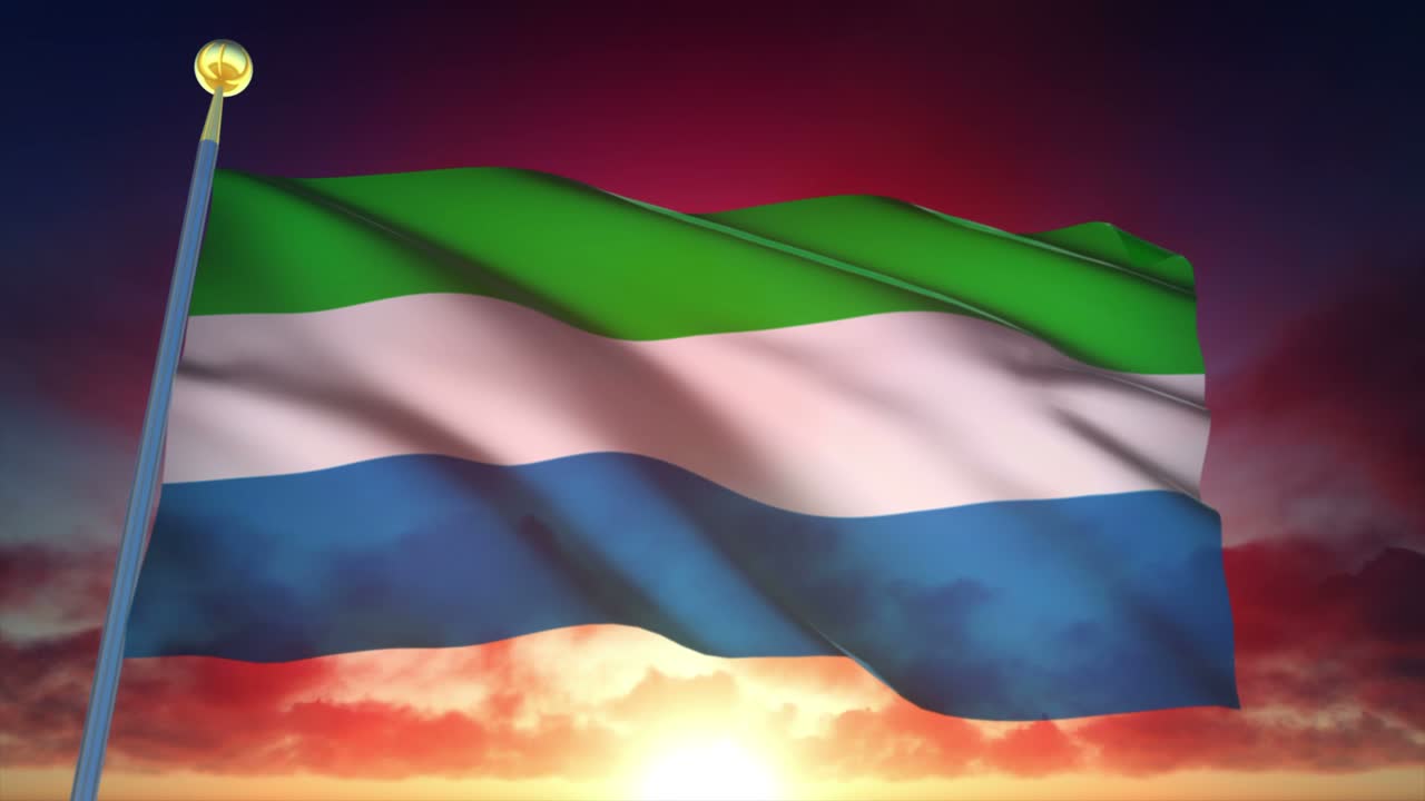 4k 고도로 상세한 시에라리온의 발 loopable