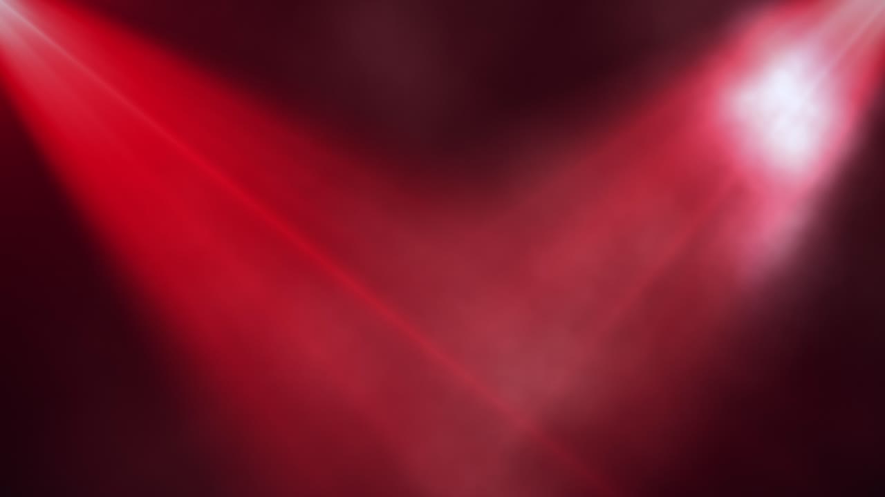 efecto de reflector rojo del escenario