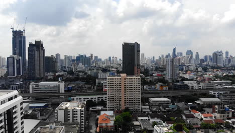 Aerial-Ascending-View-of-Bangkok's-Outskirt