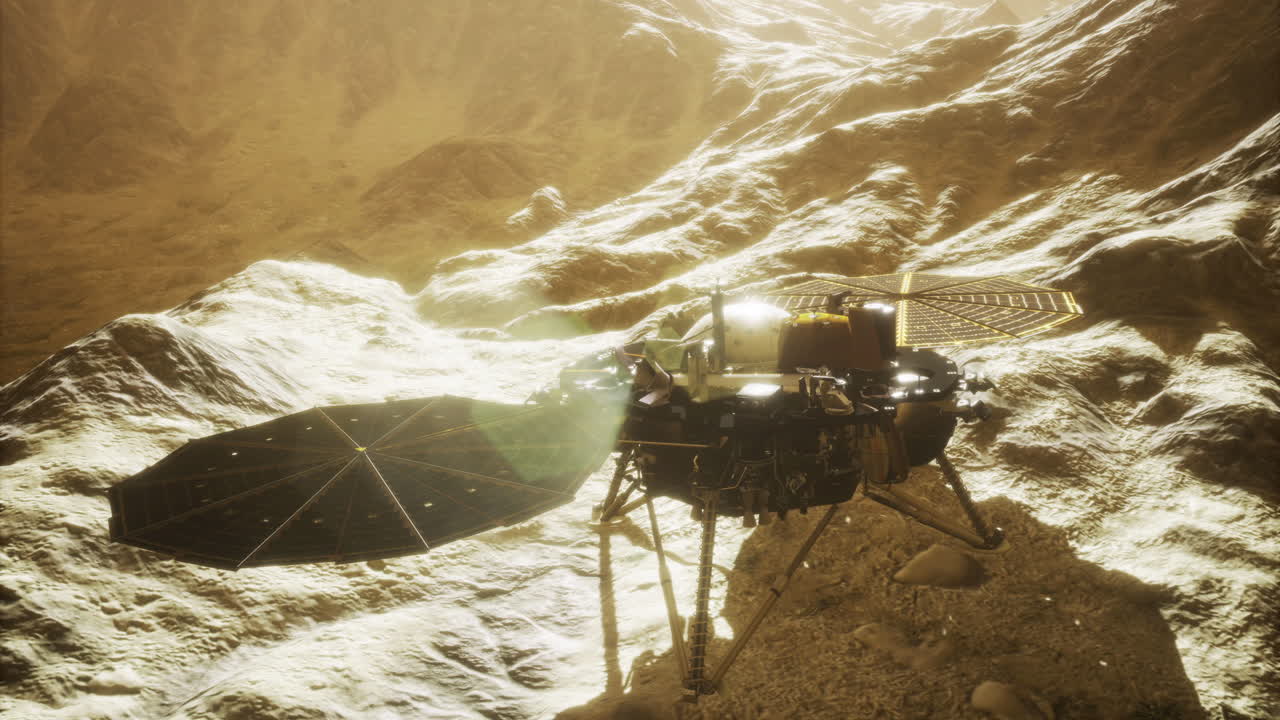Mars Insight erkundet die Marsoberfläche und enthüllt geologische Merkmale