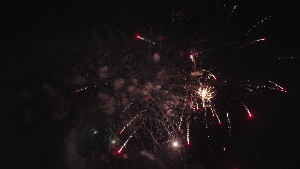 espectáculo de fuegos artificiales