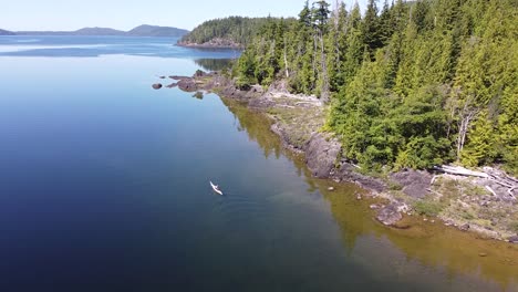 kennedy lake, laylee island, vancouver island, kanada