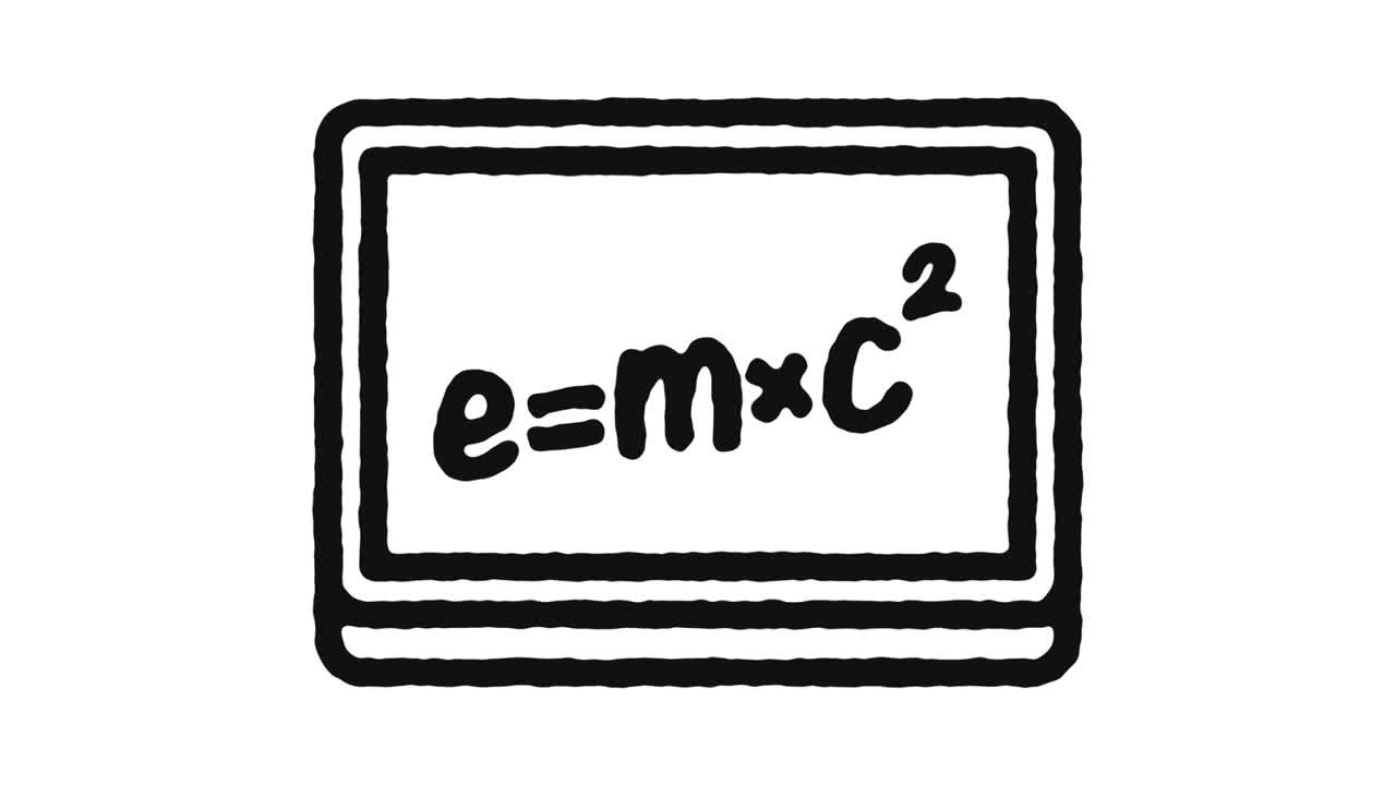 imágenes de animación de iconos de educación y canal alfa