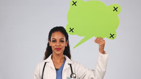 Doctor,-happy-and-speech-bubble-mockup