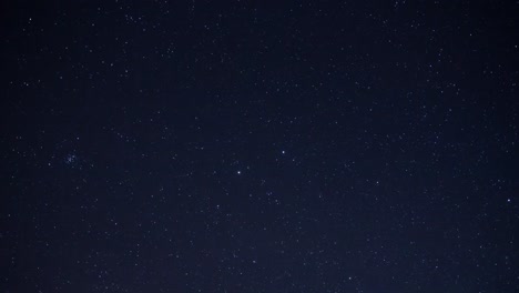 starry night with a shooting star