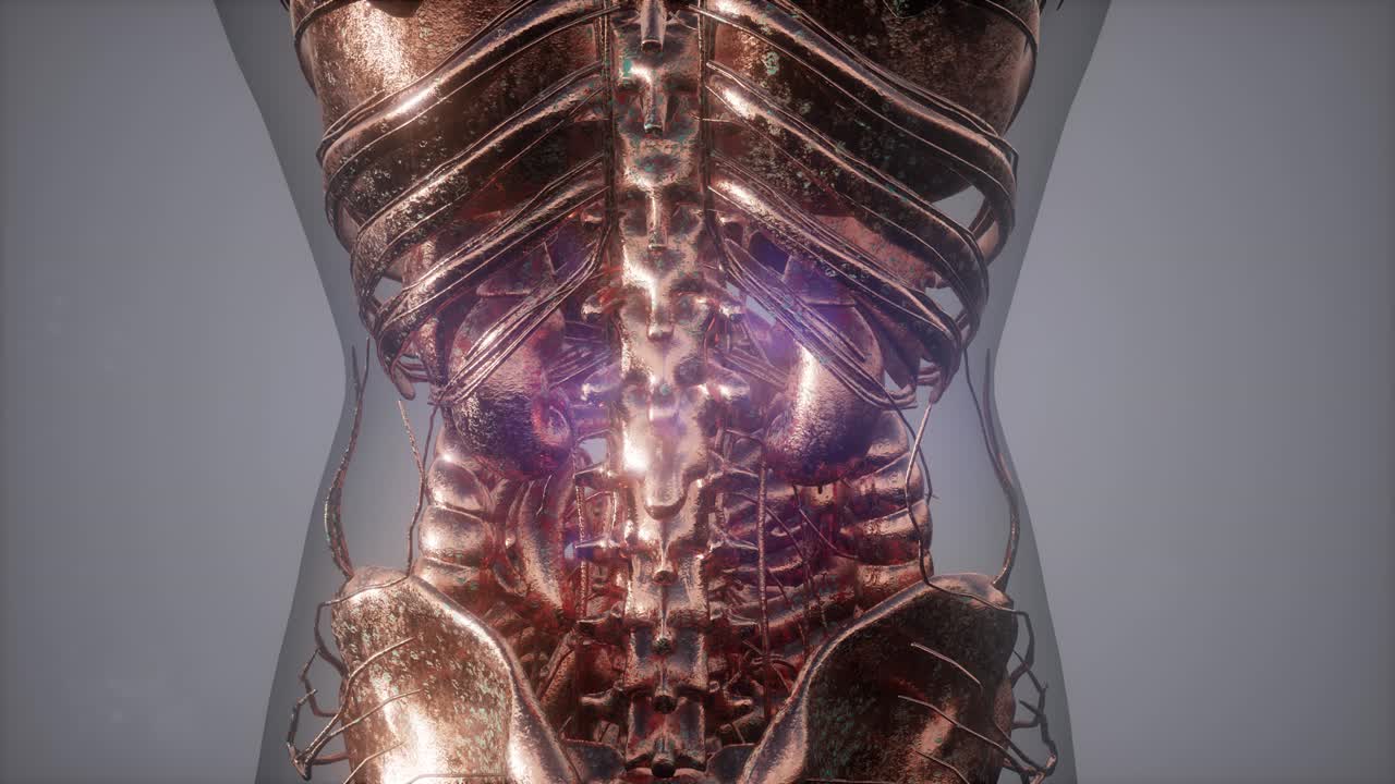 exploración de tomografía anatómica del cuerpo humano