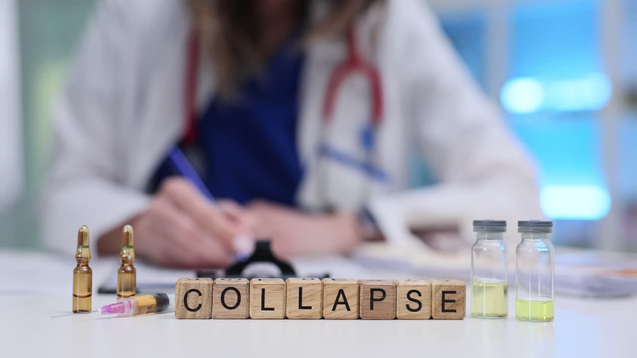 Il medico scrive raccomandazioni dettagliate in un documento medico.