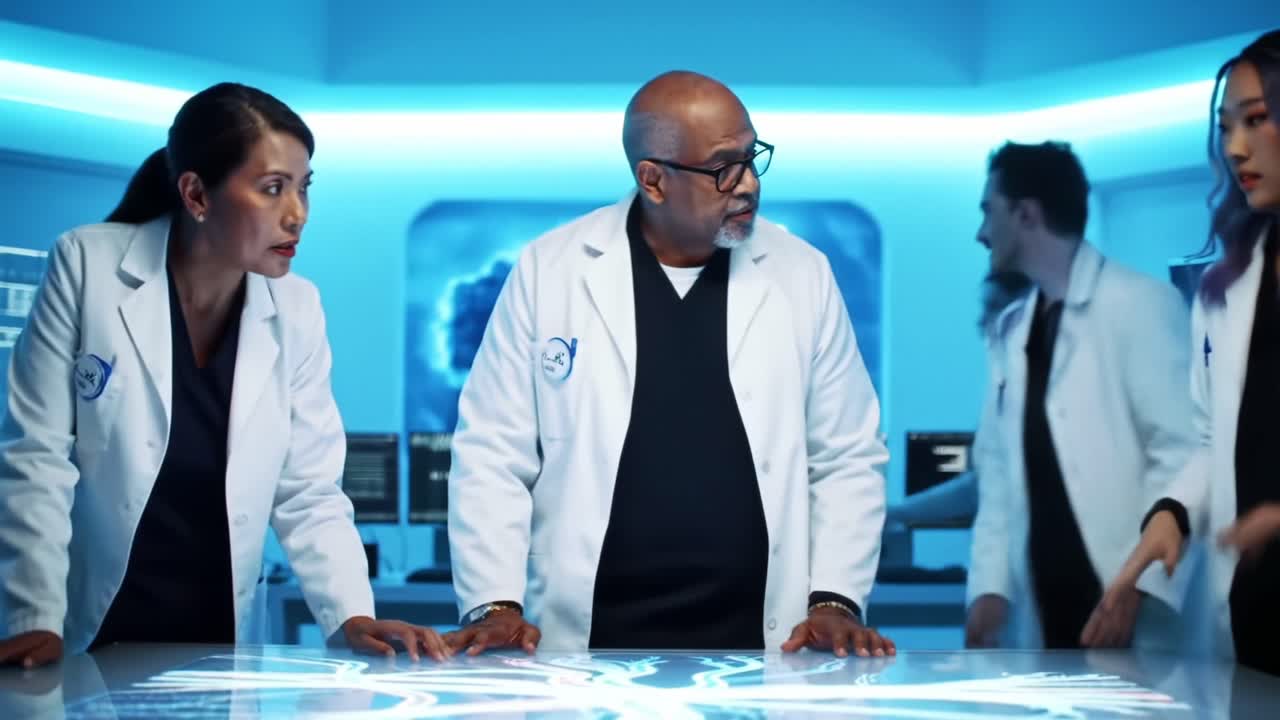 profesionales de la medicina en discusión