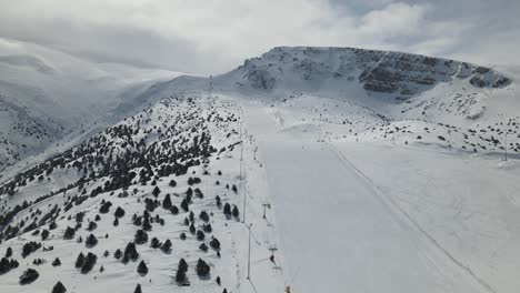 snow-covered ski center