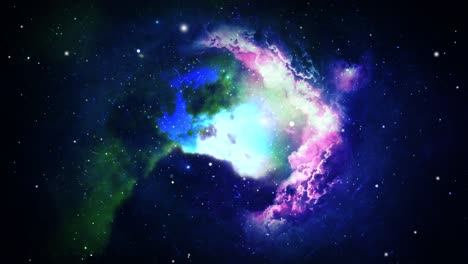 una nube de nebulosas se está acercando en el universo