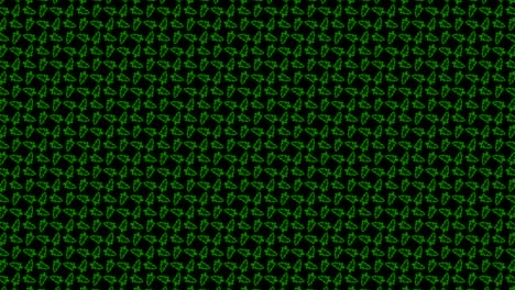 Christmas-Tree-Tiled-Background-Animation-Pattern-in-Glowing-Green-and-Black