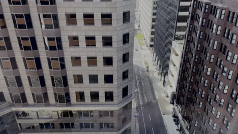 view of buildings and street in downtown st