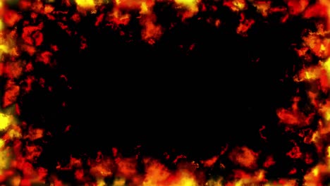 fondo de efecto de llama de fuego